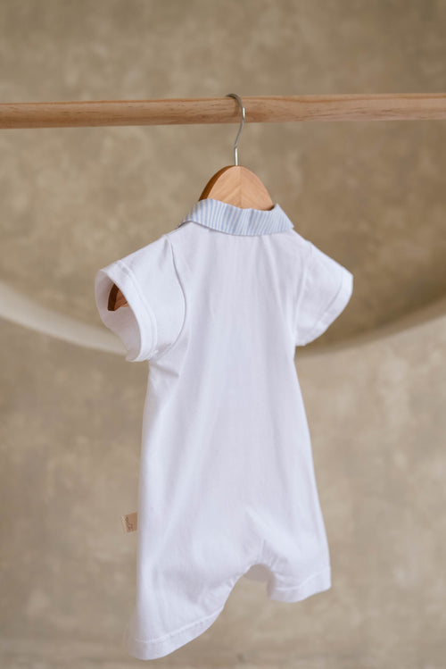 Baby Gi — The Theodore Polo Romper —£20