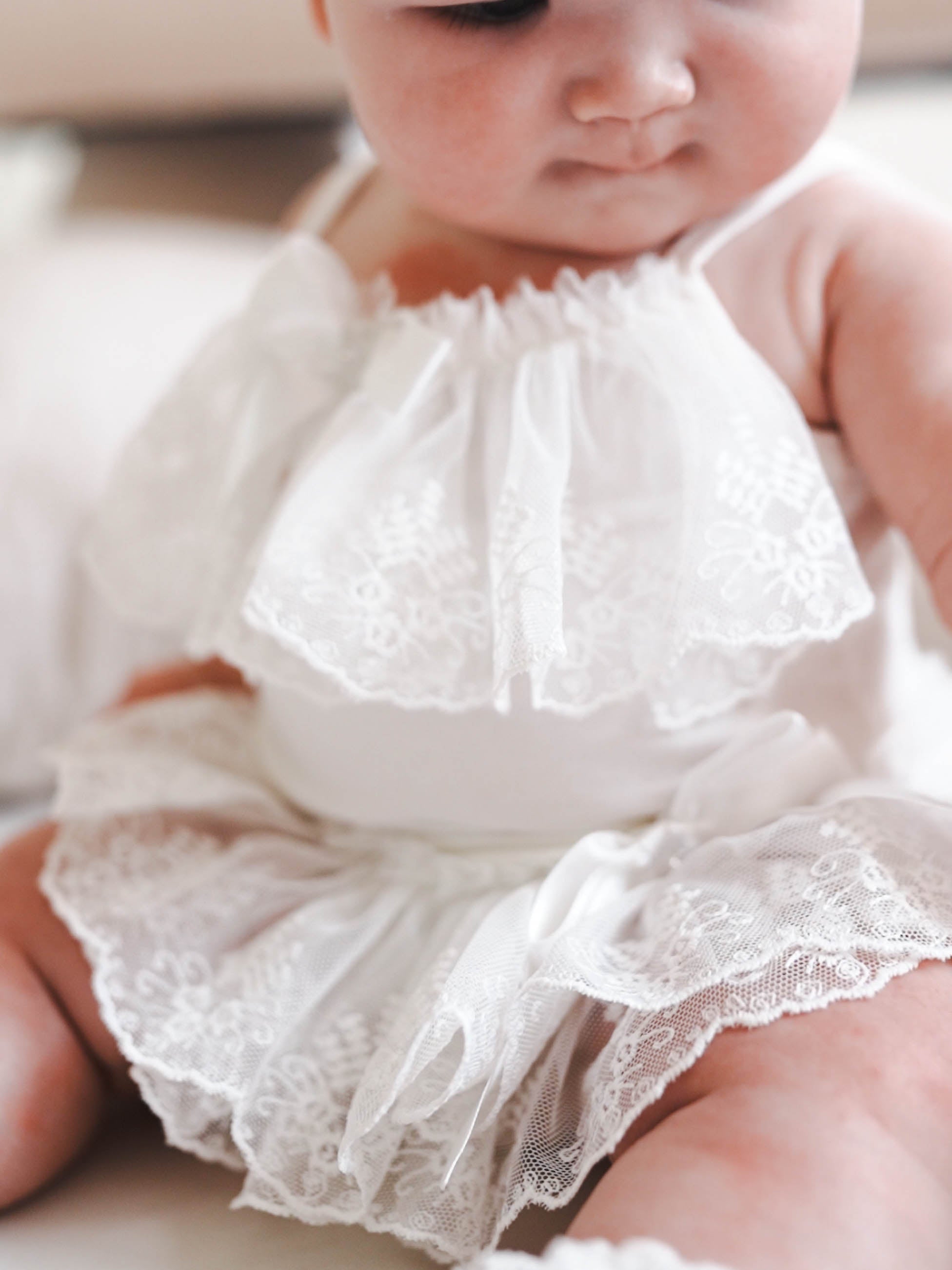 Maisons — The Heavenly Lace Baby Ensemble