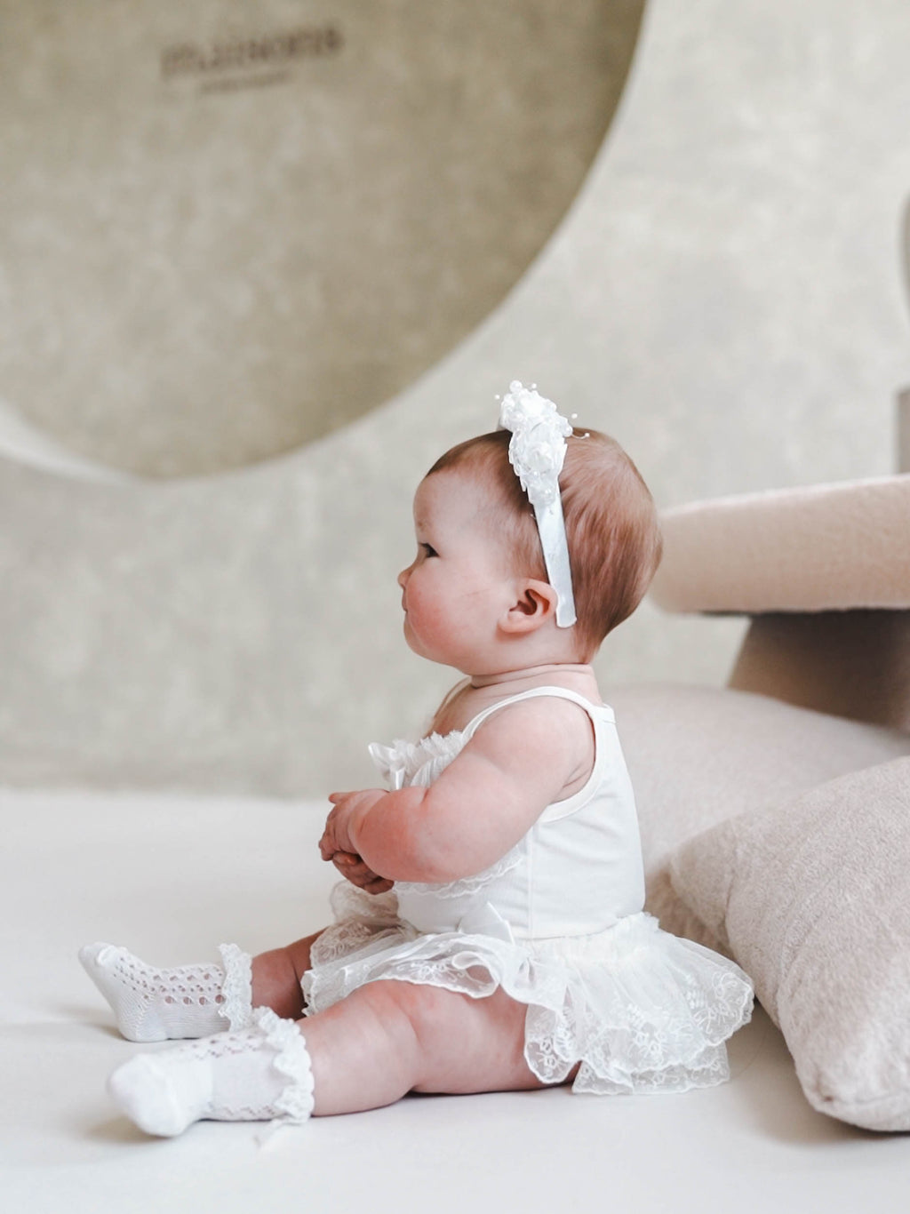Maisons — The Heavenly Lace Baby Ensemble