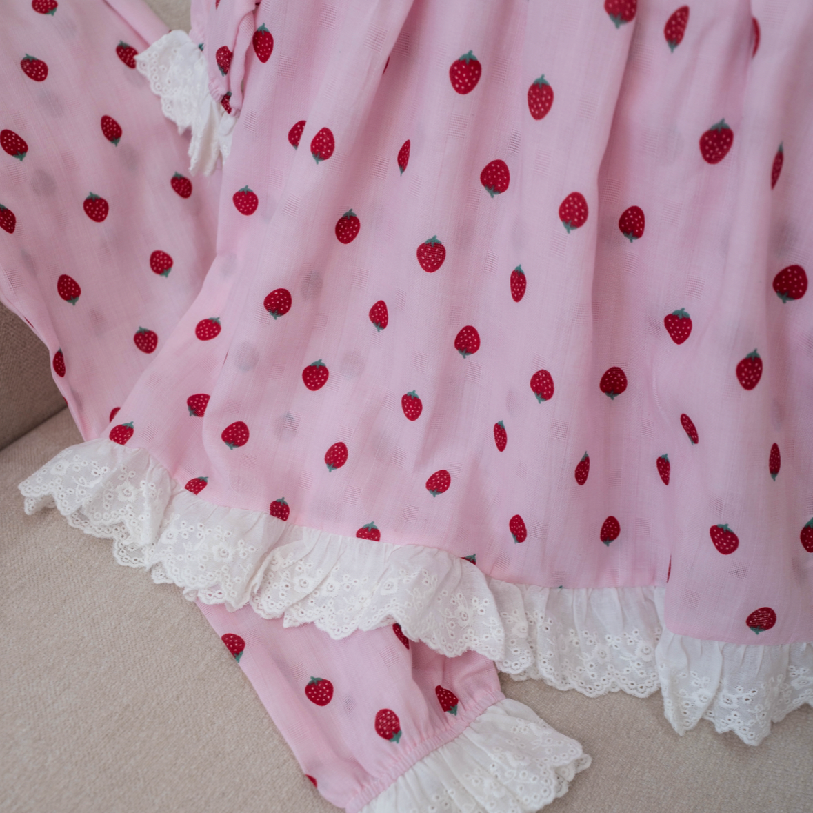 The Strawberry Shortcake pyjama set — £30