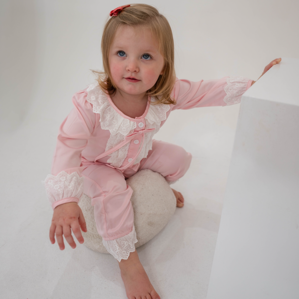 The Rosalie Lace Pyjama Set — £30