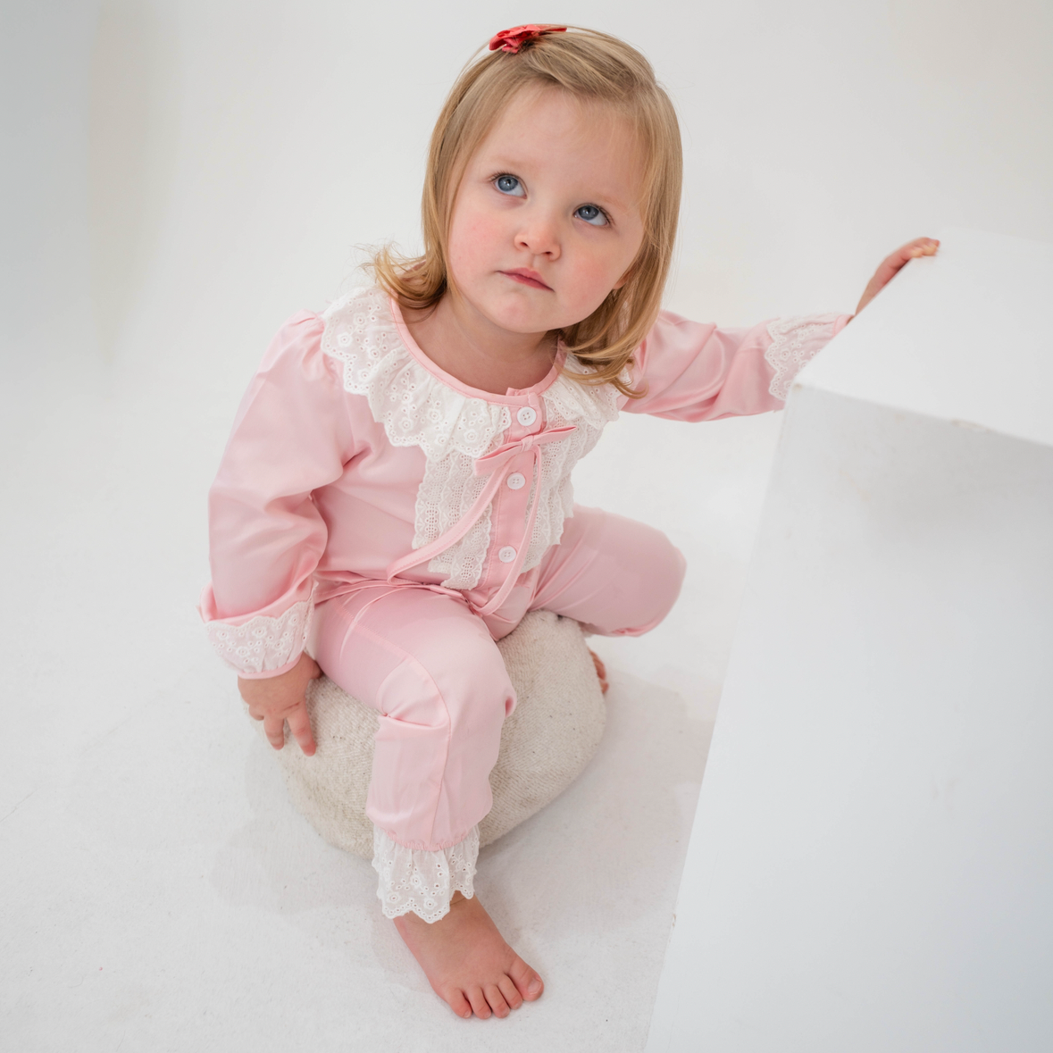 The Rosalie Lace Pyjama Set — £30