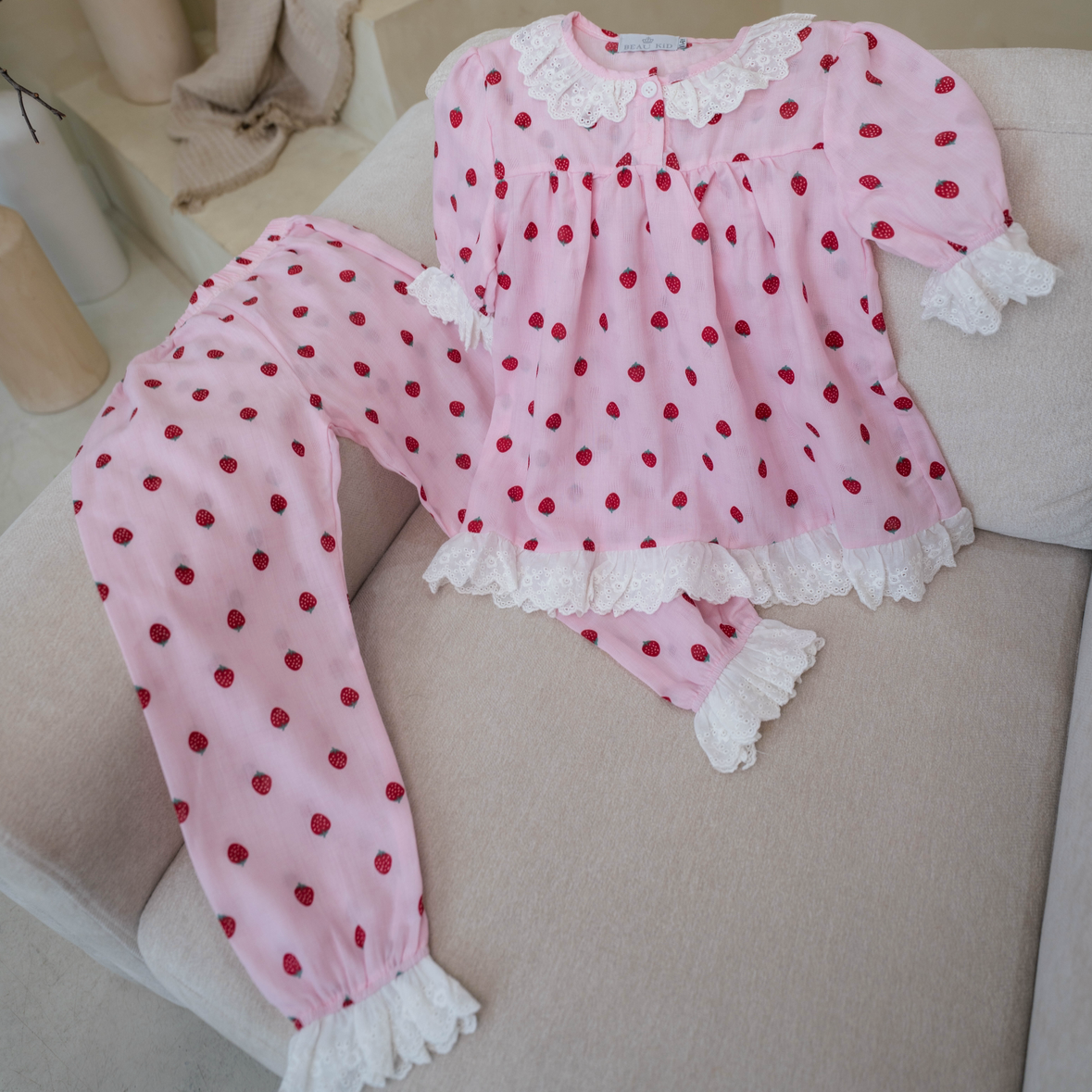 The Strawberry Shortcake pyjama set — £30