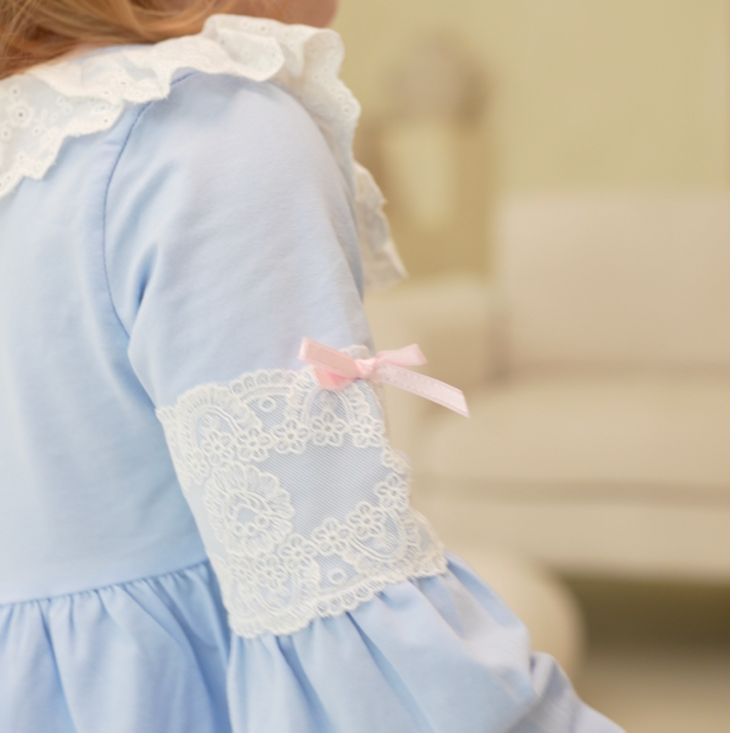 The Victorian Blue Pyjama Set — £28
