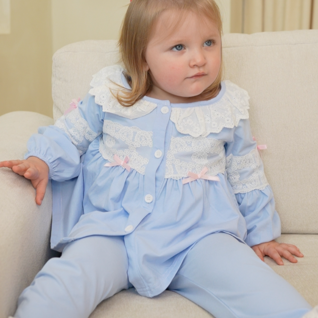 The Victorian Blue Pyjama Set — £28