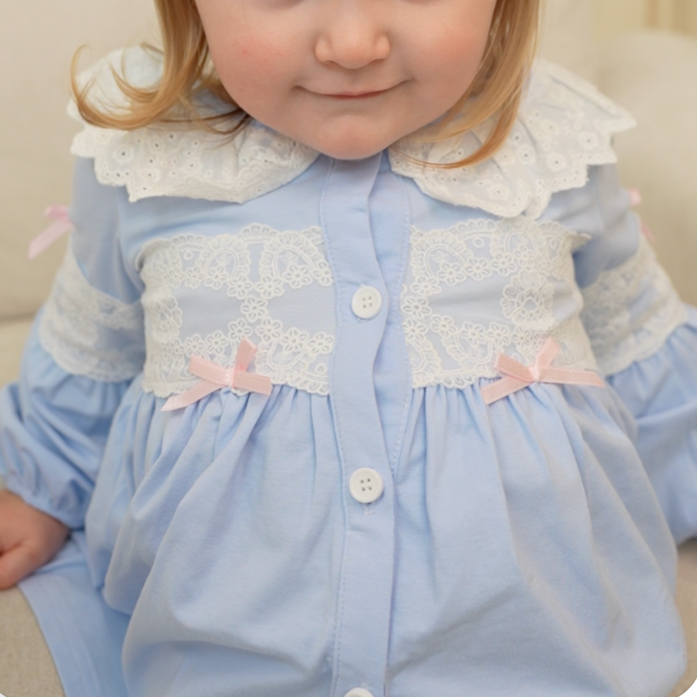 The Victorian Blue Pyjama Set — £28