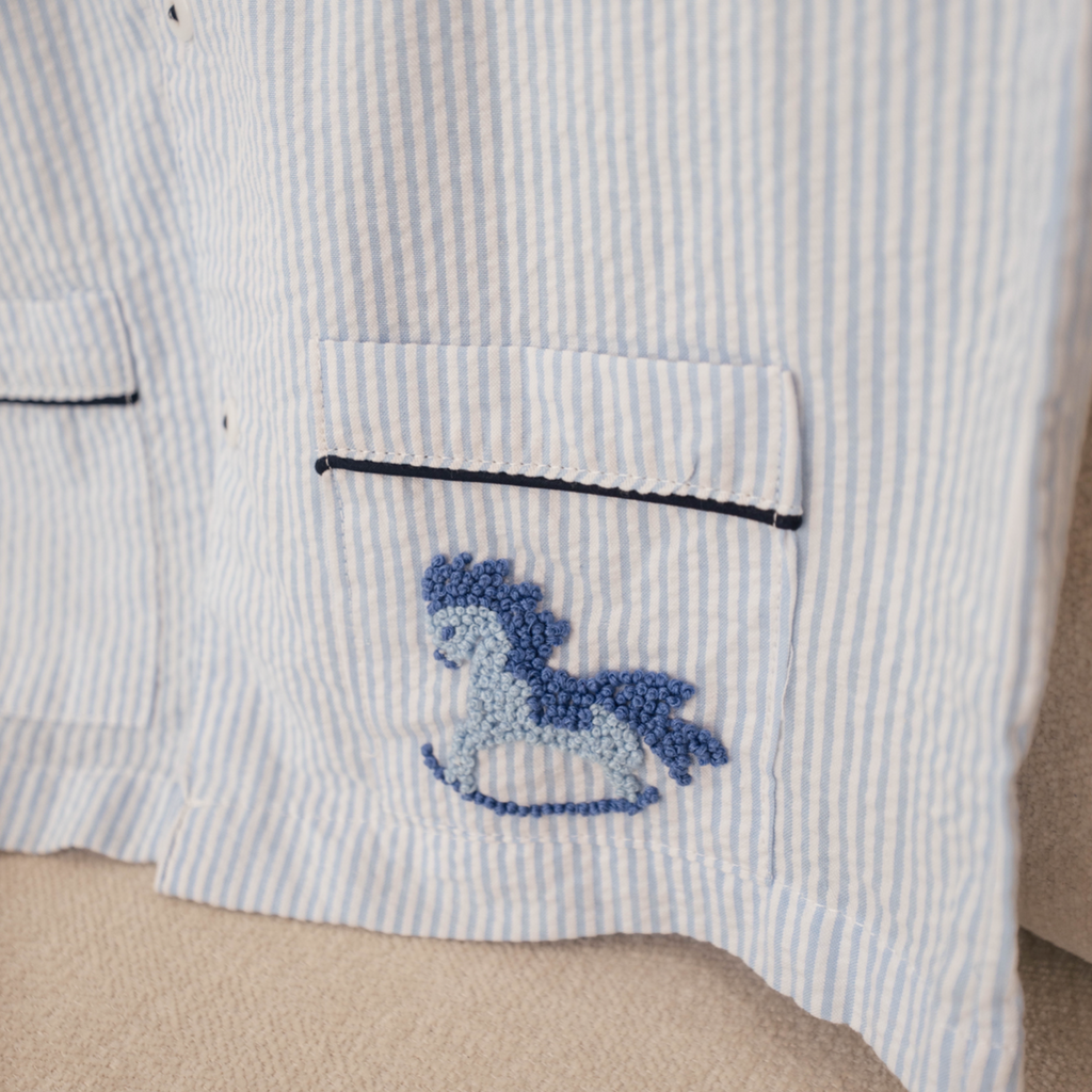 The Arthur Pyjama Set (Blue) — £25