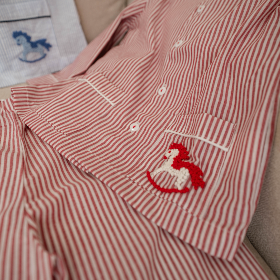 The Arthur pyjama set (Red) — £25
