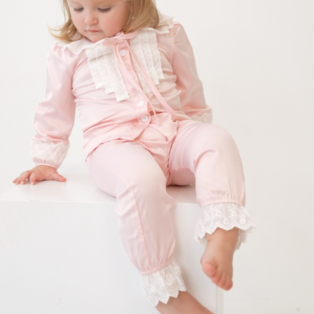 The Rosalie Lace Pyjama Set — £30