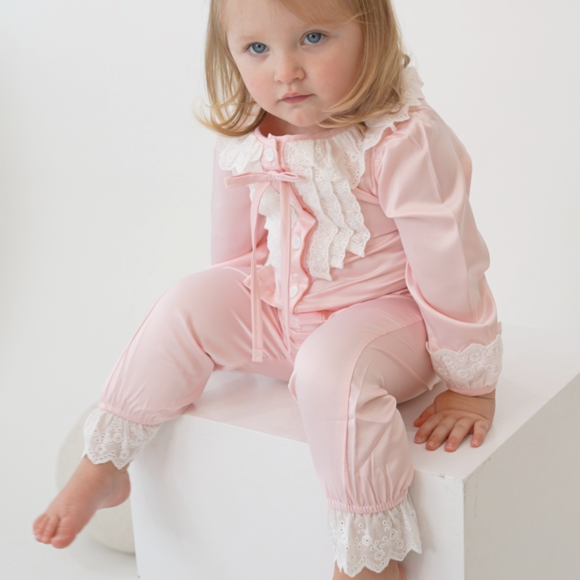 The Rosalie Lace Pyjama Set — £30